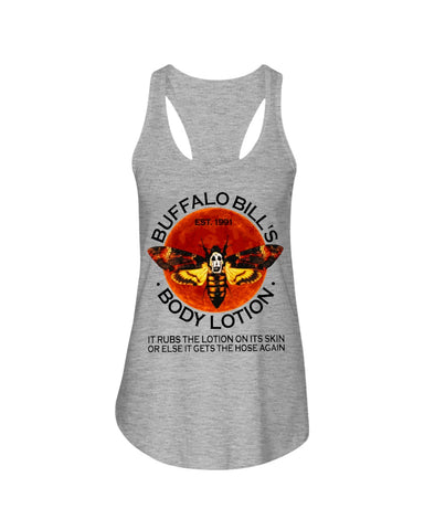 Buffalo Bill's Body Lotion Limited Classic T- Shirt - Unisex Tank Top - Ladies Flowy Tank