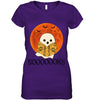 Image of Boo Loves Booooooks T-Shirt - Sweatshirt - Ladies V-Neck