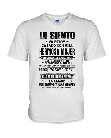 Lo Siento December Man Limited Classic T- Shirt - Hoodie - Guys V-Neck