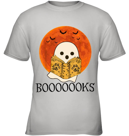 Boo Loves Booooooks T-Shirt - Ladies Flowy Tank - Youth Tee