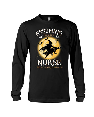 Assuming Nurse Witch Limited Classic T-Shirt - Guys V-Neck - Unisex Long Sleeve