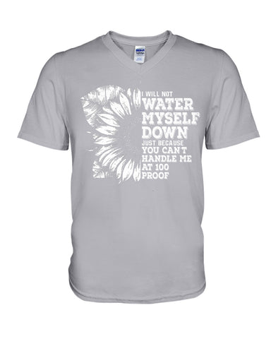 Water Myself Down Sunflower Limited Classic T-Shirt - Hoodie - Guys V-Neck