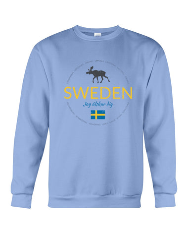 Sweden Jag Alsker Dig Limited Classic T- Shirt - Guys Tee - Sweatshirt