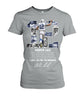 Image of 12 Years Of Andrew Luck Limited Classic T- Shirt - Ladies Tee - Ladies V-Neck