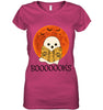 Image of Boo Loves Booooooks T-Shirt - Sweatshirt - Ladies V-Neck