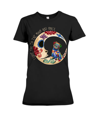 I Love You To The Moon And Back T-Shirt - Youth Tee - Ladies Tee