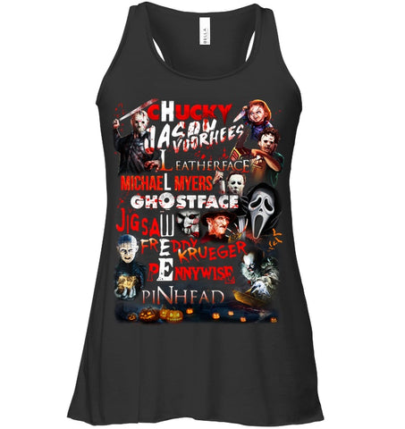 Long Horrible Halloween Limitted Classic T-Shirt - Unisex Long Sleeve - Ladies Flowy Tank