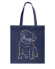 Image of Coliful Dog Led Light Limited Classic T-Shirt - Basketweave Tote Bag - Mug