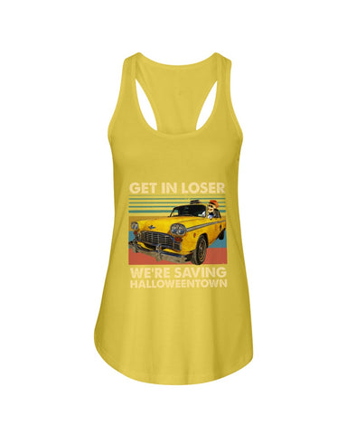 Get In Loser We're Saving Halloweentown Tote Bag - Unisex Tank Top - Ladies Flowy Tank