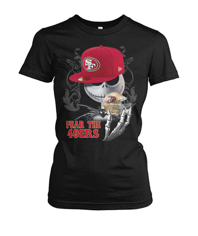 Fear The 49Ers Limited Classic T-Shirt - Ladies Tee - Ladies V-Neck