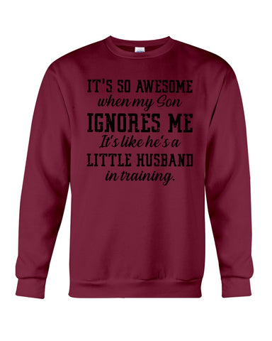 Little Husband In Training T-Shirt - Guys Tee - Sweatshirt