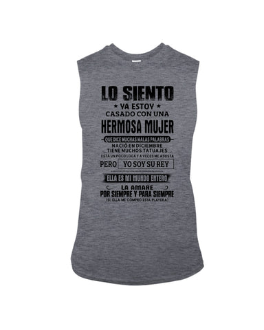 Lo Siento December Man Limited Classic T- Shirt - Guys Tee - Unisex Long Sleeve