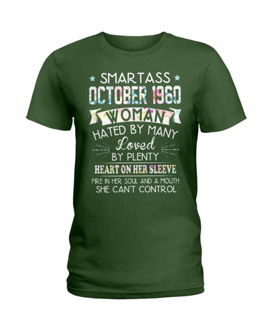 Smartass October 1960 Tote Bag - Hoodie - Ladies Tee