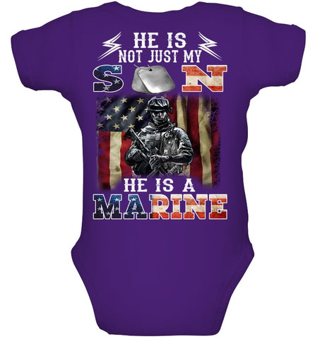 He Is Not Just My Son He Is A Marine Limited Classic T-Shirt - Unisex Tank Top - Baby Onesie