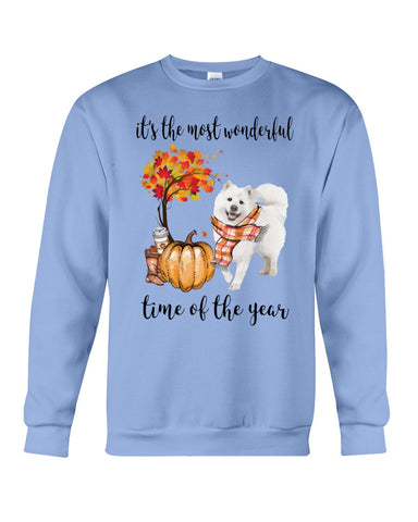 Samoyed - The Most Wonderful Time T-Shirt - Guys Tee - Sweatshirt