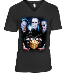 Shipping Worldwide Scared Face Limited Classic T-Shirt - Guys V-Neck - Ladies V-Neck