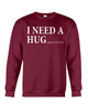 Image of I Need A Huge Glass Of Wine T-Shirt - Sweatshirt - Unisex Tank Top