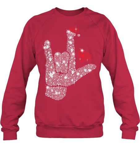 Sign Language Bright T-Shirt - Unisex Long Sleeve - Sweatshirt