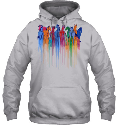 Coloful Horse Limited Classic T_Shirt - Sweatshirt - Hoodie