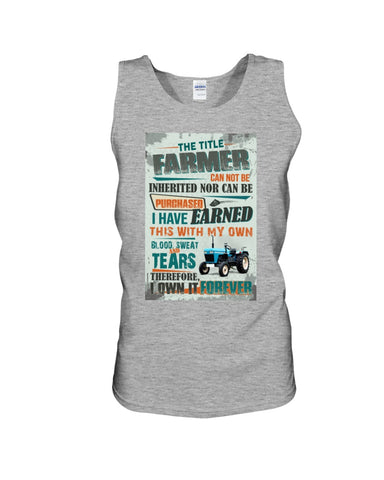 Farmer Can Not Be Inherited Nor Can Be Purchase Limited Classic T- Shirt - Sweatshirt - Unisex Tank Top