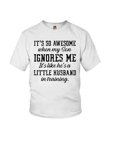 Little Husband In Training T-Shirt - Youth Tee - Ladies Tee