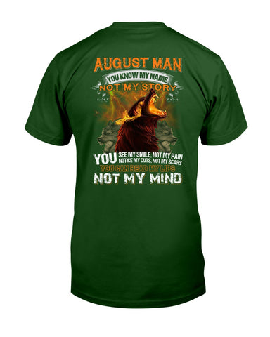 August Man Limited Classic T- Shirt - Guys Tee - Unisex Long Sleeve