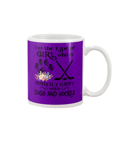 A Big Fan Of Dogs And Hockey Girl Limited Classic T-Shirt - Guys V-Neck - Mug