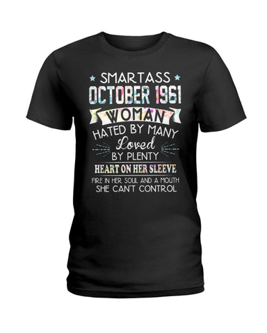 Smartass October 1961 Classic T-Shirt - Hoodie - Ladies Tee