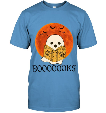 Boo Loves Booooooks T-Shirt - Guys Tee - Ladies Tee