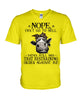 Image of Cow- Nope Can't Go To Hell Limited Classic T- Shirt - Guys V-Neck - Basketweave Tote Bag