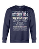 Image of Smartass October 1974 Classic T-Shirt - Sweatshirt - Unisex Tank Top