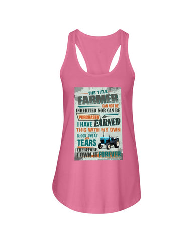 Farmer Can Not Be Inherited Nor Can Be Purchase Limited Classic T- Shirt - Ladies Flowy Tank - Youth Tee