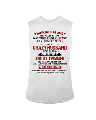 A Wife Of A Grumpy Husband Limited Classic T-Shirt - Guys Tee - Unisex Long Sleeve