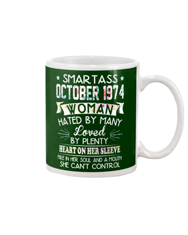 Smartass October 1974 Classic T-Shirt - Mug