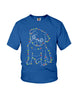 Image of Coliful Dog Led Light Limited Classic T-Shirt - Youth Tee - Ladies Tee