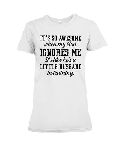 Little Husband In Training T-Shirt - Youth Tee - Ladies Tee