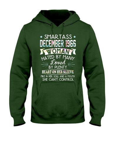 Smartass December 1966 T-Shirt - Hoodie - Ladies Tee