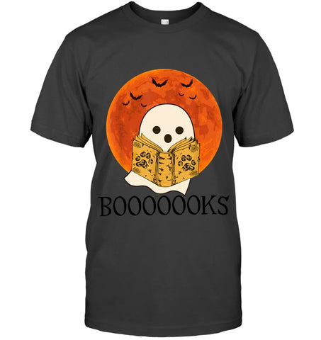 Boo Loves Booooooks T-Shirt - Guys Tee - Ladies Tee