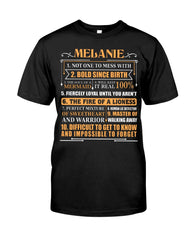 Melanie Characteristic Limited Classic T-Shirt - Guys Tee - Unisex Long Sleeve