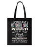 Image of Smartass October 1960 Tote Bag - Guys Tee - Basketweave Tote Bag