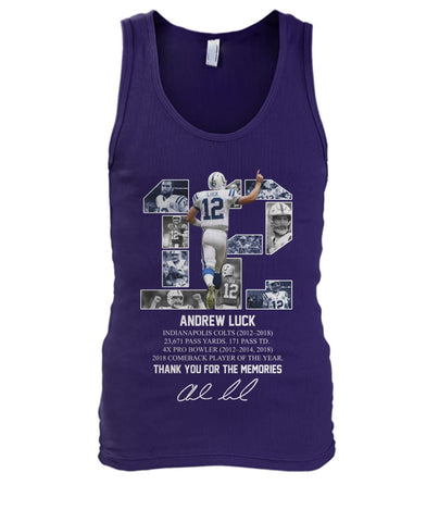 12 Years Of Andrew Luck Limited Classic T- Shirt - Unisex Tank Top - Hoodie