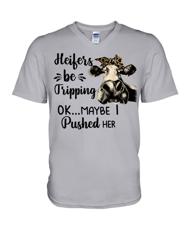 Heifers Be Tripping Limited Classic T- Shirt - Guys V-Neck - Mug