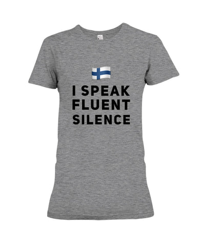 I Speake Fluence Silence Limited Classic T-Shirt - Ladies Flowy Tank - Ladies Tee