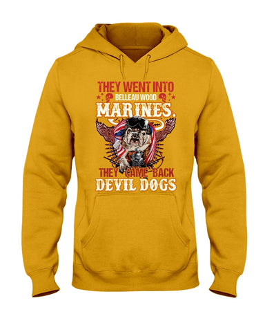 Belleauwood Marines - Devil Dogs T-Shirt - Ladies Tee - Hoodie