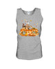 Image of Dogs Reunion On Pumpkin Car T-Shirt - Sweatshirt - Unisex Tank Top