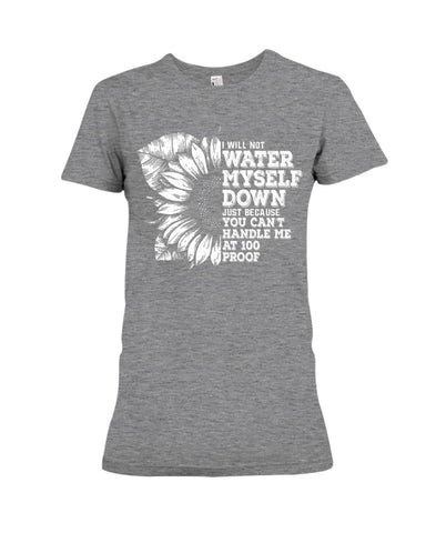 Water Myself Down Sunflower Limited Classic T-Shirt - Ladies Flowy Tank - Ladies Tee