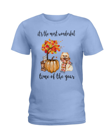 Pomeranian - The Most Wonderful Time T-Shirt - Hoodie - Ladies Tee