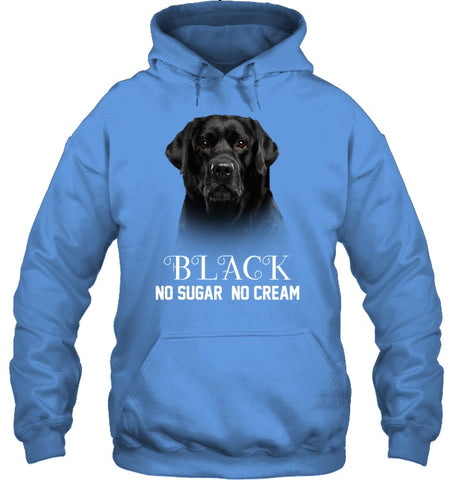 Black Labrador No Sugar No Cream Mug - Hoodie - Ladies V-Neck