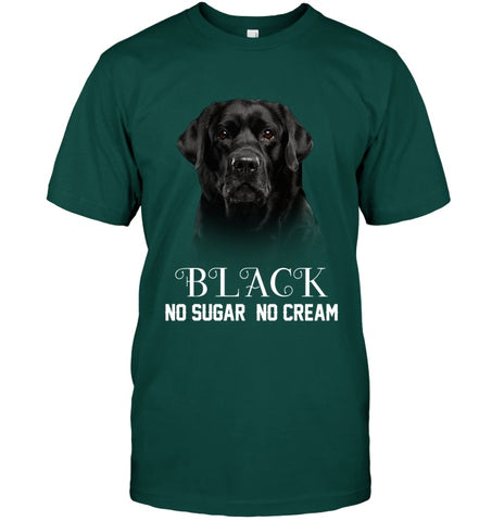 Black Labrador No Sugar No Cream Mug - Guys Tee - Mug