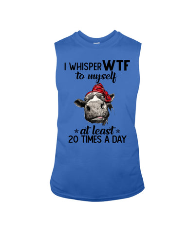 Whisper Wtf Cow Limited Classic T-Shirt - Guys Tee - Unisex Long Sleeve